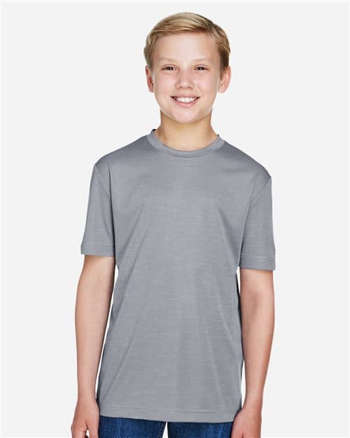 Team 365 Youth Sonic Heather Performance T-Shirt