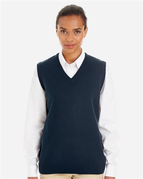 Harriton Women's Pilbloc™ V-Neck Sweater Vest