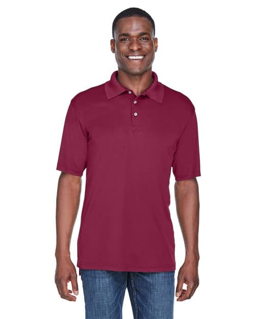 UltraClub Men's Cool & Dry Sport Performance Interlock Polo