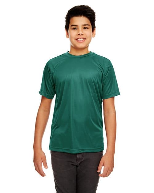 UltraClub Youth Cool & Dry Sport Performance Interlock T-shirt