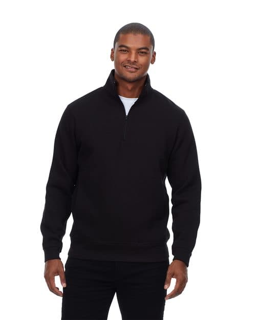 Threadfast Apparel Unisex Ultimate Fleece Quarter-Zip Sweatshirt