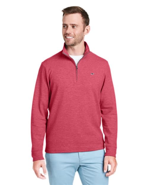 vineyard vines Men's Saltwater Quarter-Zip Pullover