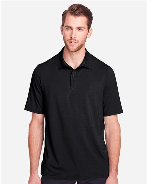 North End Men's JAQ Snap-Up Stretch Performance Polo
