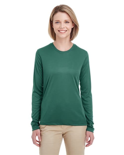 UltraClub Women's Cool & Dry Performance Long Sleeve Top
