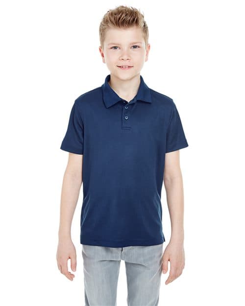 UltraClub Youth Cool & Dry Mesh Piqué Polo
