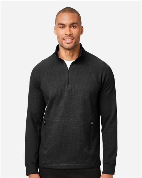 North End Men's Rhythm Waffle Quarter-Zip Pullover