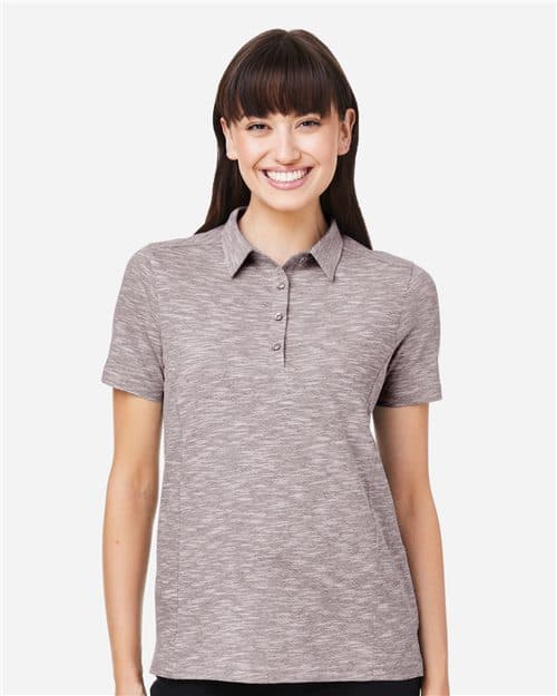 North End Women's Eclipse Jacquard Polo