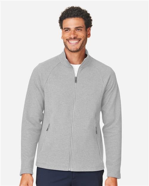 North End Men's Spirit Textured Full-Zip