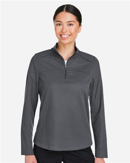 North End Women's Express Tech Performance Pique Quarter-Zip Pullover