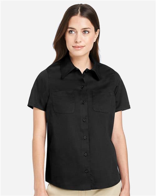 Harriton Women's Advantage IL Short Sleeve Dress Shirt