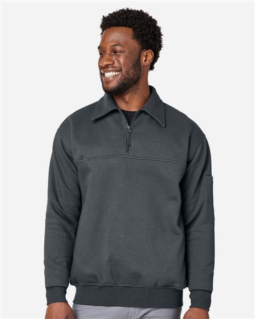 Harriton Unisex ClimaBloc™ Heavyweight Tactical Quarter-Zip Pullover