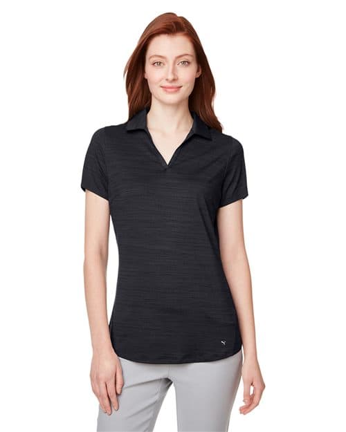 Puma Golf Women's Cloudspun Free V-neck Polo
