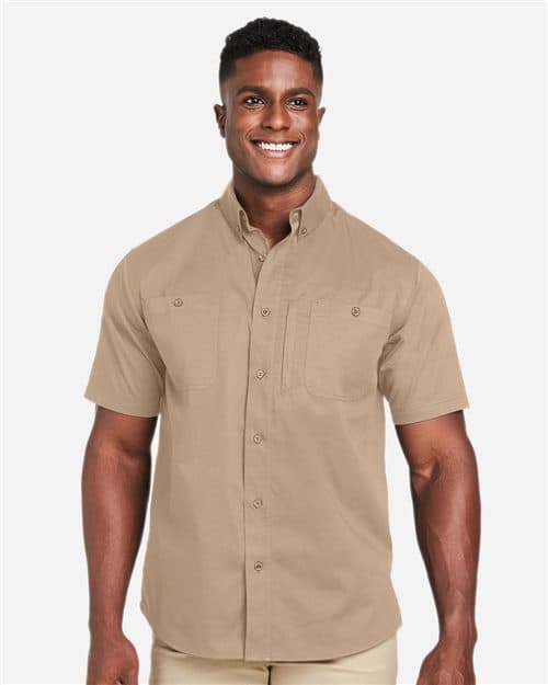 Harriton Men's Advantage IL Short Sleeve Work Shirt