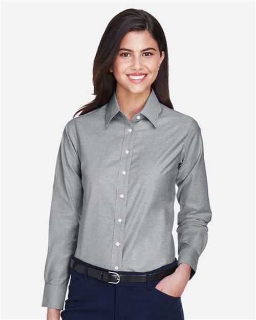 Harriton Women's Oxford Dress Shirt