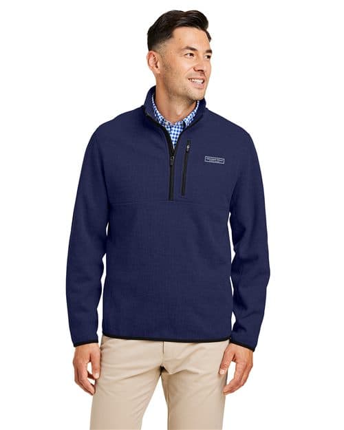vineyard vines Men's Mountain Sweaterfleece Quarter-Zip Pullover