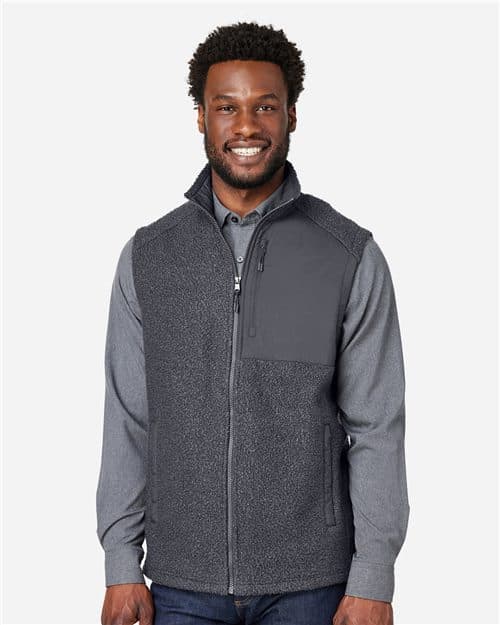 North End Men's Aura Sweater Fleece Vest