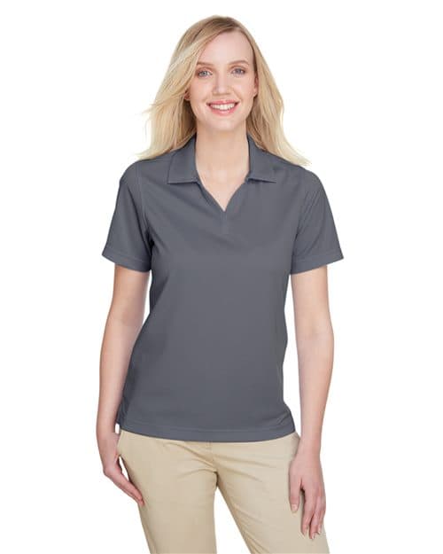 UltraClub Women's Cavalry Twill Performance Polo