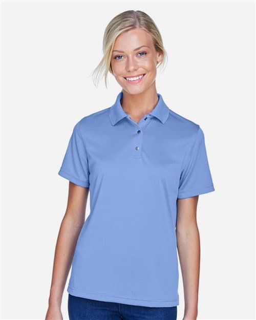 Harriton Women's Advantage Snag Protection Plus IL Snap Placket Polo