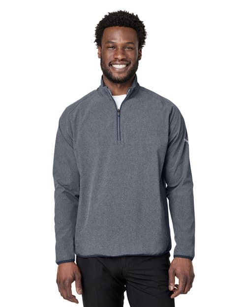 Puma Golf Men's Coastal Woven Quarter-Zip Pullover