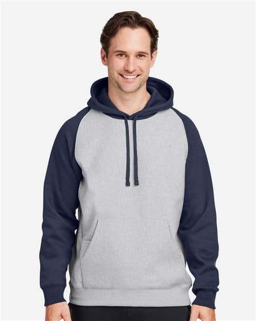 Team 365 Unisex Zone HydroSport™ Heavyweight Colorblock Hooded Sweatshirt