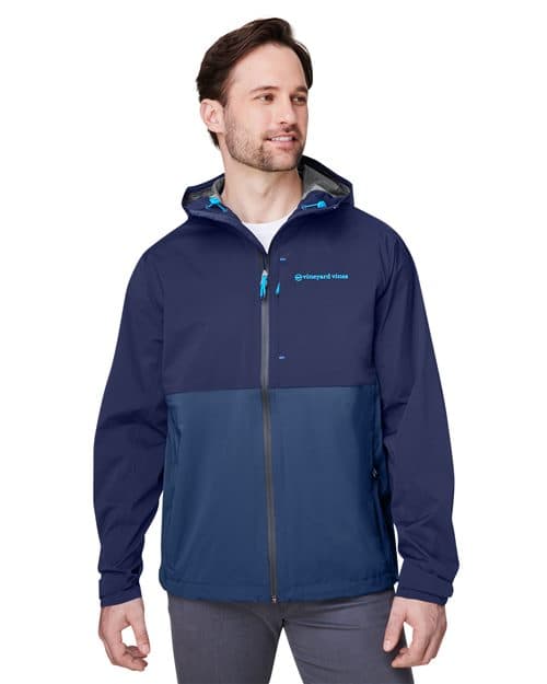 vineyard vines Men's On-The-Go Packable Rain Shell
