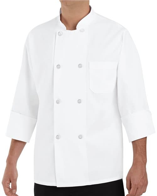 Chef Designs Eight Pearl Button Chef Coat