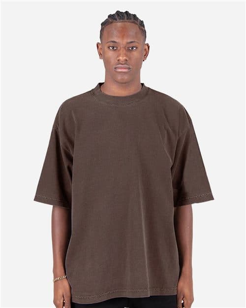 Shaka Wear Unisex Max Heavyweight Garment-Dyed Drop Shoulder Tee