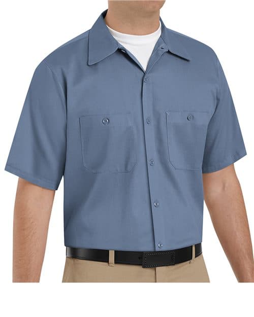 Red Kap Men's Cotton Short Sleeve Uniform Shirt