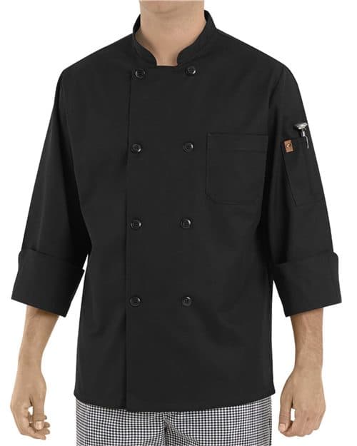 Chef Designs Black Traditional Chef Coat