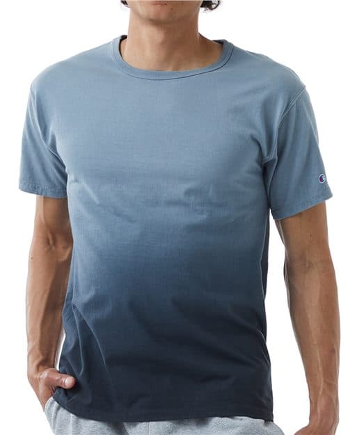Champion Unisex Classic Jersey Dip Dye T-Shirt