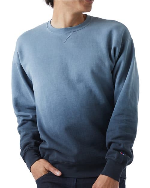 Champion Unisex Dip Dye Crewneck Sweatshirt
