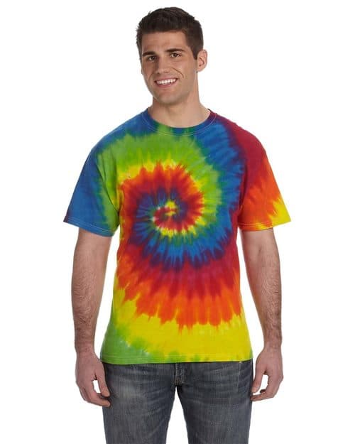 Colortone Unisex Multi-Color Tie-Dyed T-Shirt