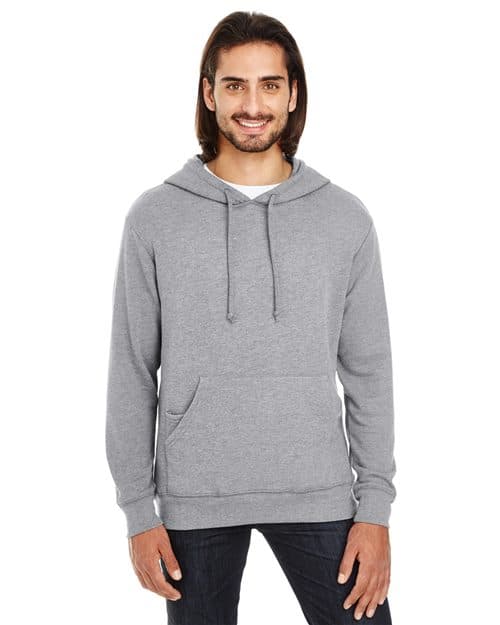 Threadfast Apparel Unisex Tri-Blend French Terry Hooded Sweatshirt