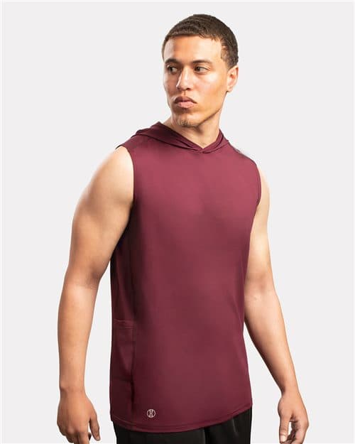 Holloway Unisex CoolCore® Sleeveless Hooded T-Shirt