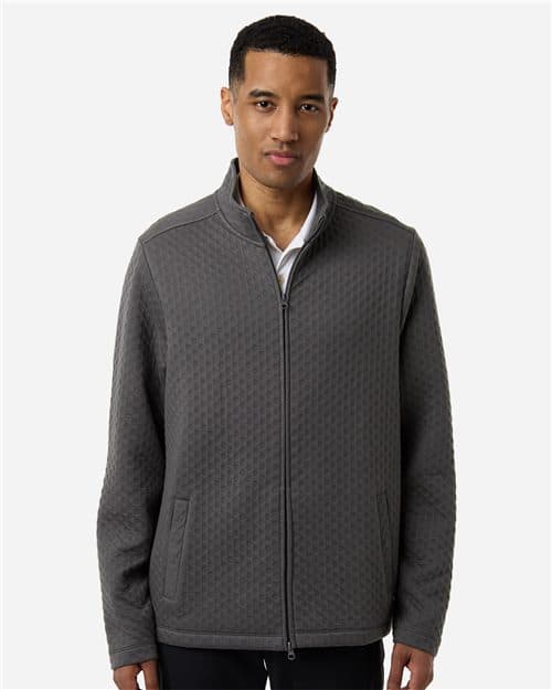 Devon & Jones Men's Berkeley Textured Full-Zip Jacket