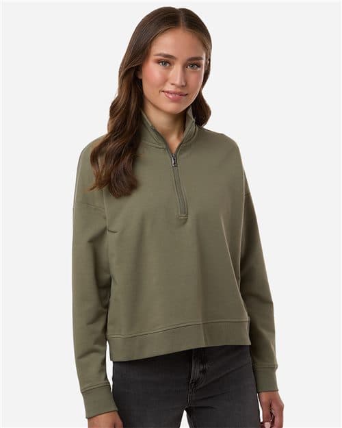 Independent Trading Co. Women's Perform Quarter-Zip Pullover