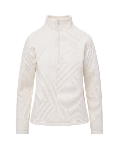 MV Sport Women's Zelda Zig Zag Quarter-Zip Pullover