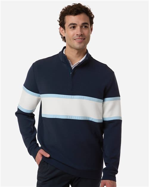 Swannies Men's Owen Quarter-Zip Colorblock Pullover