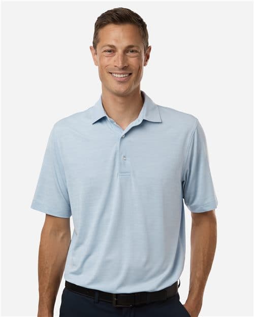 Paragon Men's Bohemian Striped Heather Performance Polo