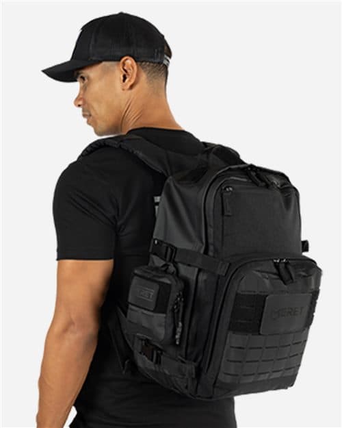 MERET Delta 24L Black Backpack