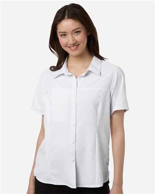 CORE365 Women's UltraUVP Shoreline Short Sleeve Staff Shirt
