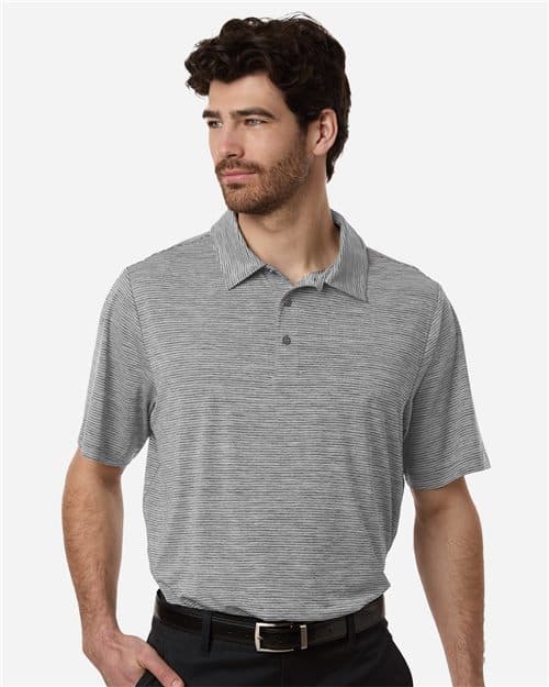 Team 365 Men's Relay Heathered Stripe Polo