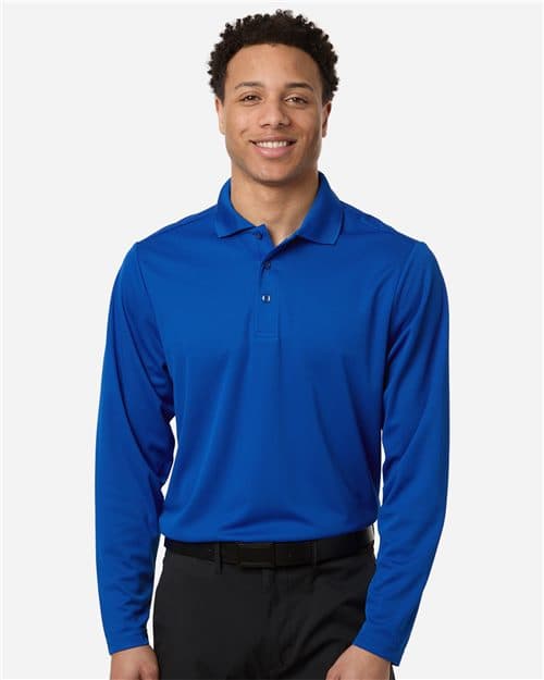 CORE365 Men's Nova Performance Long Sleeve Pique Polo