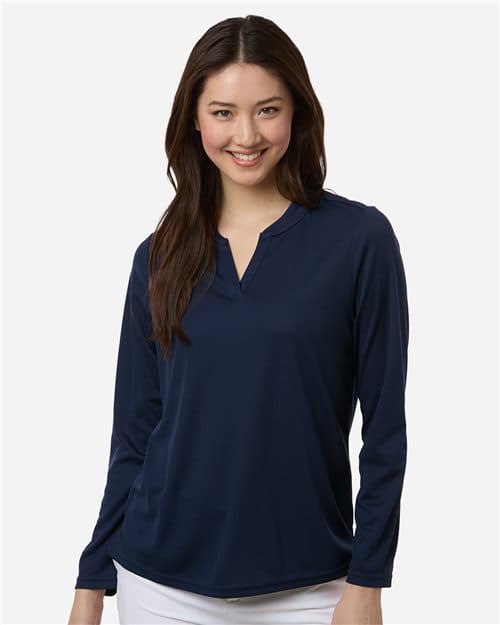 CORE365 Women's Nova Performance Long Sleeve Pique Polo