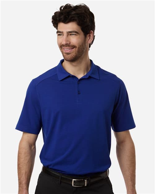 Devon & Jones Men's Seaton Pebble Textured Polo
