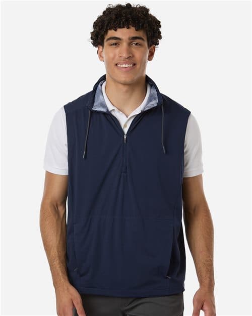 North End Men's Network Lightweight Quarter-Zip Vest