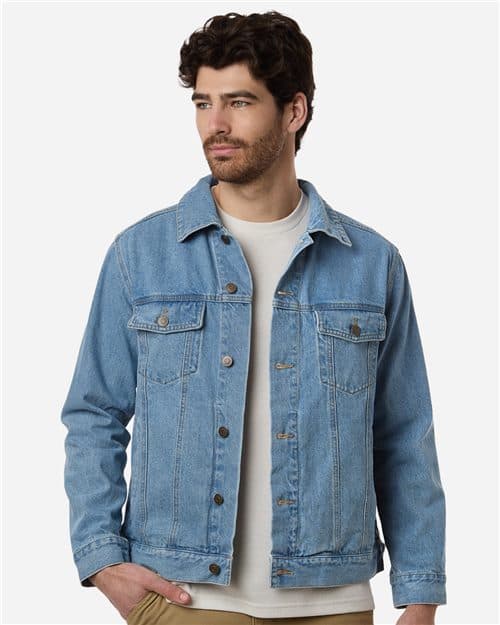 Harriton Unisex Cooper Denim Jacket