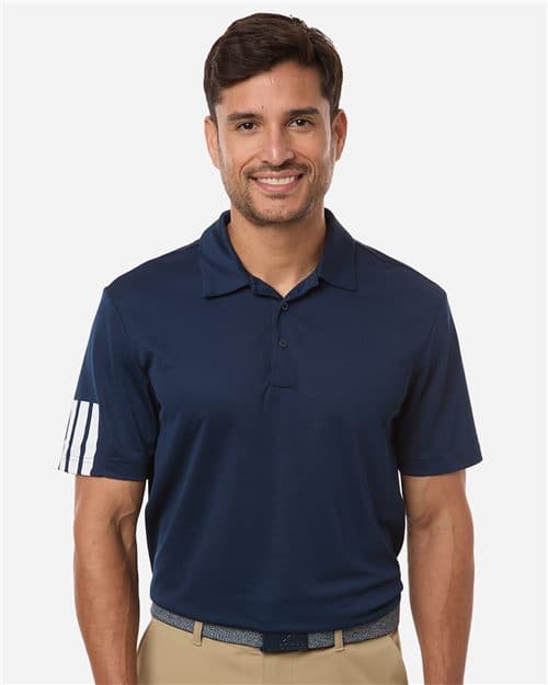 Adidas Men's Performance 3-Stripes Climacool Polo