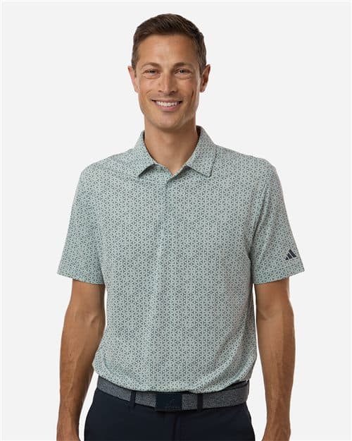 Adidas Men's Ultimate365 Mesh Tango Print Climacool Polo