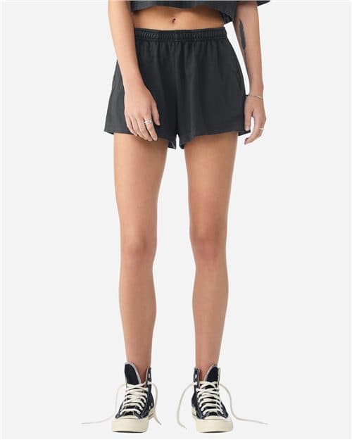 BELLA + CANVAS Women's Garment-Dyed Shorts